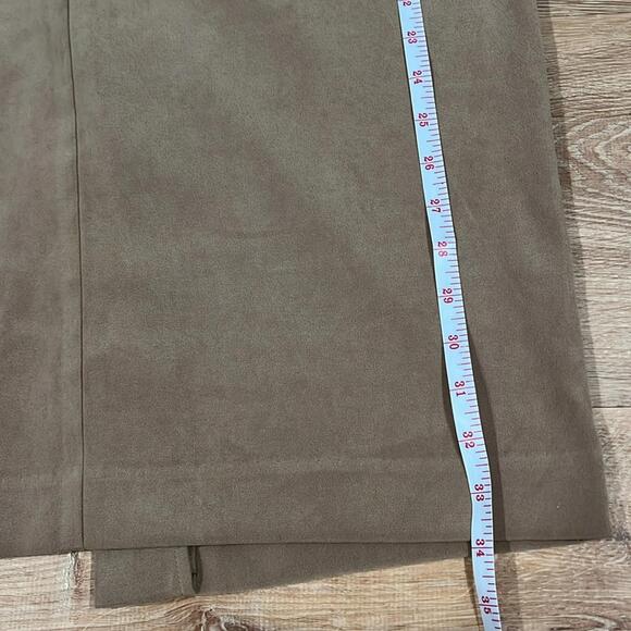 Karen Scott Stretch long skirt size 14 slit up back - Picture 2 of 8